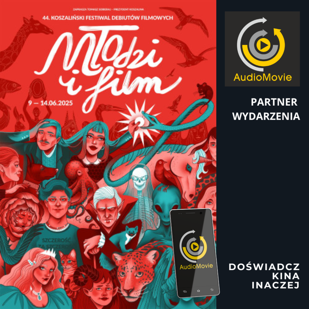44. Koszaliński Festiwal Filmowy. AudioMovie partner wydarzenia
